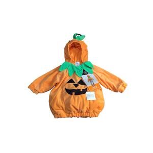 Baby Pumpkin Halloween Costume Pullover Top 6-12M Hyde & EEK! Boutique NWT